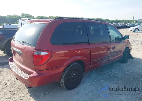 2007 Chrysler Town & Country Lx из США, поврежденный, VIN 2A4GP44R87R190635